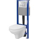 Cersanit Rippuv WC komplekt S701-022 687267, 52cm, 36cm, 37.5cm, 3/5L v&otilde;i 3/6L, Soft Close kaas
