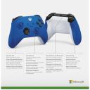 Microsoft Xbox bezvadu kontrolieris zils, 196388518234, Bluetooth/USB, 40h, 2xAA, analoģiska/digitāla, 2 īk&scaron;ķi, D-pad, Share poga