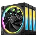 Deepcool Korpuse ventilaator FL12R 3 IN 1 R-FL12R-BKAPN3-G, 120 mm, 55 cfm, 500-2150 rpm, 33.9 dBA, 3 ventilaatorit, PWM tugi