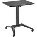Maclean MC-453B, mobilais klēpjdatora galds, 80x52cm, 8kg, augstuma regulē&scaron;ana, melns, tērauds, 1 kāja