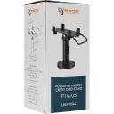 Sbox POS termināļa stiprinājums PTM-05, 175mm, 166x(70-110)mm, +180&deg;/-180&deg;, +45&deg;/-45&deg;, alumīnijs, tērauds, plastmasa