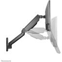Neomounts sienas stiprinājums WL70-450BL11, 17-32 collas, 9 kg, VESA 75x75-100x100 mm, gāzes atsperes, 135&deg; slīpums, 360&deg; rotācija