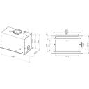 Whirlpool &Otilde;hupuhasti WCT3 63F LTX, 51.4 cm, 430 m&sup3;/h, Elektrooniline juhtimine, LED valgustus, Inox