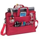 Rivacase Kott 8630RED, 15.6", 700g, veekindel pol&uuml;ester, 2 v&auml;list taskut, reguleeritav &otilde;larihm