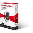 Mercusys Traadita Mini USB Adapter MW300UM, 300 Mbit/s, 2.4 GHz, USB, Must, CE, ROHS