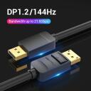 Vention Кабель DP 1M HACBF, 1м, 7мм, 3D, 21.6Gbit/s, 3840x2160, 144Hz, 3 слоя защиты