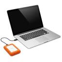 Lacie Внешний HDD 2TB LAC9000298 USB 3.2 Gen 1, 5400 об/мин, оранжевый/серебристый, ударопрочный и водонепроницаемый
