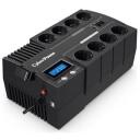 Cyberpower UPS sistēma BR1200ELCD, 1200 VA, 720 W, Līnijas interaktīva topoloģija, USB uzlādes ports, LCD stāvokļa displejs
