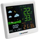 Blaupunkt Meteoroloģiskā stacija WS25WH, Krāsu LCD, modinātājs, pulkstenis, 5V 1200mA adapteris, 2xAA baterijas