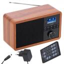 Adler Raadio DAB+ Bluetooth AD 1184, 3W, Bluetooth, LCD ekraan, &auml;ratusfunktsioon, 40 eelnevalt seadistatud jaama