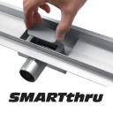 Grīdas noteces traps FALA, 75367, 30 cm, AISI 304 nerūsējošais tērauds, viegli tīrāms