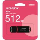 Adata USB m&auml;lupulk AUV150-512G-RBK 512 GB, USB Type-A, 3.2 Gen 1, lugemise kiirus 100 MB/s, must, punane