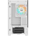Gigabyte Korpus GB-C201PI, Midi Tower, 2x USB 3.0, 3x ARGB ventiliatoriai, 360mm radiatoriaus palaikymas, balta spalva
