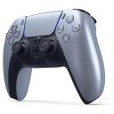 Sony PlayStation 5 DualSense bezvadu kontrolieris, 711719572701, akumulators, USB Type-C, bezvadu, sudraba, adaptīvie izsistieni