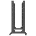 Lanberg Open Rack 32U OR01-6832-B, 600x800mm, 28kg, 167.4cm, 80cm, 32 riiulit, 600kg koormus, ratastega