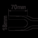 Съемник рулевых тяг 200мм тип вилка YT-0615 YATO