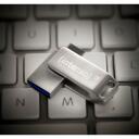 Intenso USB atmintinė 3536480 32 GB, USB 3.2 Gen 1, skaitymo greitis 70 MB/s, metalinis korpusas, sidabrinė spalva