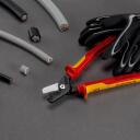 Knipex VDE StepCut XL Kaablil&otilde;ikurid 9518225, 225mm, 120mm, VDE kuni 1000V, kaks l&otilde;ikeala, mitme komponendiga k&auml;epidemed