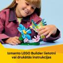 Lego Konstruktors 3in1 31384, 312 gab., dzīvnieki, kustīgi, pamatnes ar ziediem, dāvana bērniem