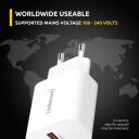 Intenso maitinimo adapteris USB-A/USB-C/7803012, Įėjimo įtampa 100-240 V, Maksimali i&scaron;ėjimo įtampa 20 V, 2 i&scaron;ėjimai