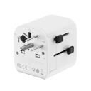 Gembird maitinimo adapteris TPA-EU1A1C20-01-W 20W, 2 USB prievadai, EU Schuko, GaN technologija, 20W PD, 18W QC 3.0, 10A saugiklis