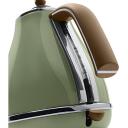 Delonghi Kettle KBOV 2001.GR, 2000 W, 1.7 L, 360&deg; sukamo pagrindą, Žalia, Nerūdijantis plienas, Filtravimas