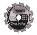 T.C.T. Zāģripa SPECIALIZED 190X2.6X30mm 20&deg; T12, B-13683 MAKITA