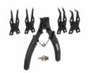 Circlip pliers 150mm, KREATOR, KRT605105, 4 interchangeable jaws