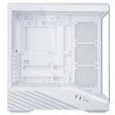 Lian Li Korpus G99.V100RW.01, Midi Tower, balta, 3x 120mm &scaron;oninių ventiliatorių, 1x 120mm galinio ventiliatoriaus, 420mm GPU