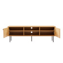 TV galds LINE 150x40xH50cm, melamīns ar ozola rakstu 45125