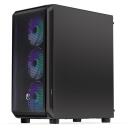 Endorfy корпус ПК Arx 500 ARGB EY2A011, 486x228x429mm, 3x140mm передние вентиляторы, 1x140mm задний вентилятор, 6x2.5" HDD