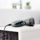 Electric rotary shaver with 3D head titanium coated blades and up to 40 min battery life PrecisionCare Titanium PerfectCut Black 4199 Cecotec