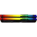 Kingston FURY Beast m&auml;lu, KF560C30BBEAK2-64, 64 GB, DDR5, 6000 MT/s, 2 x 32 GB, CL30, buferita, RGB valgustus