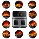 Eldom kar&scaron;to oro friteris FR45, 1500 W, 4.2 L, 200 &deg;C, jutiklinis valdymas, nuimamas dubuo, 60 min laikmatis