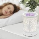 Rio Aroomidifuuser LAMP LAFO-EU/1.1, 25W, valge, vaha sulatamise k&uuml;&uuml;nal, 3 valguse seadistust, lihtne puhastada
