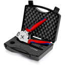 Četru mandreļu krimpēšanas knaibles, KNIPEX, 97 52 65 DG, krimpēšanas jauda 0.14 — 6 mm², ergonomisks dizains, digitālais displejs.