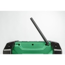 Bezvadu radio HIKOKI UR18DAW4Z, 18 V, Bluetooth, izturīgs dizains, augsta skaņas kvalitāte