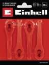 Zāles trimmera asmeņu komplekts, EINHELL, 3405730, 20 plastmasas asmeņi, 24 cm griešanas platums