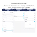 Tedee Pro nutikas ukse lukk Bluetoothi ja Wi-Fi-ga koduturvalisuseks Must