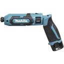 Makita smūginis gręžtuvas TD022DSE, 7,2 V, 1,5 Ah, 0-2450 aps./min, 220 in.lbs sukimo momentas, 1/4" &scaron;e&scaron;iakampis