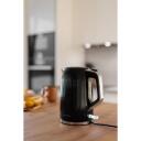 Gorenje Veekeetja K17DPB, 1.7 L, 2200 W, Plastmass, Roostevaba teras, 360&deg; p&ouml;&ouml;ratav alus, Must