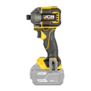 JCB JCB-18PID-230 Professional 18V be&scaron;epetėlinis smūginis suktuvas sunkiems sukimo darbams 230Nm 1/4colio hex greito keitimo griebtuvas 4+1 režimai