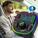 Manta FM modulaator TFM102 STREAM, QC3.0 USB, USB-C PD 20W, Bluetooth 5.0, MicroSD pesa, 7 taustavalguse t&uuml;&uuml;pi