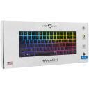 White Shark Klaviatuur HAMACHI-B-US, mehaaniline, 0.69kg, 84 nuppu, 1.8m USB kaabel, RGB valgustus, sinised l&uuml;litid