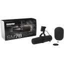 Shure SM7B mikrofons, 765,4g, XLR, -59dB, dinamisks, melns, 50-20000Hz, -59dB, vadu, kardiāls