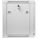 Lanberg Seinale kinnitatav rack 19'' 9U WF01-6409-10S, 600mm, 450mm, 512.35mm, 60kg, IP20, klaasuks, 2 ventilaatoriava