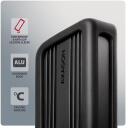 Axagon EEM2-40G USB-C 40 Gb/s M.2 NVMe SSD korpus, EEM2-40G, 40 Gb/s, alumiinium, passiivne jahutus, USB-C kaabel