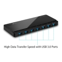 USB 3.0 7-Port Hub, TP-Link, UH700, 7 USB 3.0 Standard A, 1 USB 3.0 Micro B