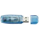 Intenso USB atmintinė 3502450 4 GB, USB 2.0, Skaitymo greitis 28 MB/s, Ra&scaron;ymo greitis 6.5 MB/s, Mėlyna