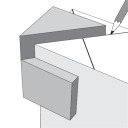 Alumīnija Galdnieka Leņķis 3D YT-44087 YATO